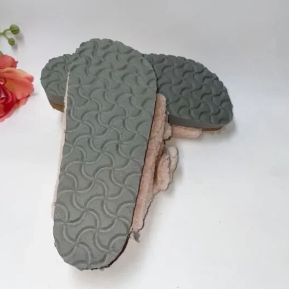 Birkenstock Papillio Arizona Big Buckle Teddy Shearling Plateau Sandals 36 - Picture 7 of 8